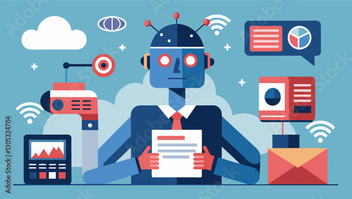 With automated datadriven journalism news organizations are able to cover a wider range of topics and issues providing a more wellrounded and comprehensive news experience for. Vector illustration