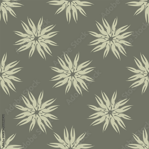 Elegance pink floral stems seamless pattern on a grey background. Vector hand drawn. Artistic, abstract flowers and tiny leaves, buds bells printing. Template for designs, fabric, fashion, textile