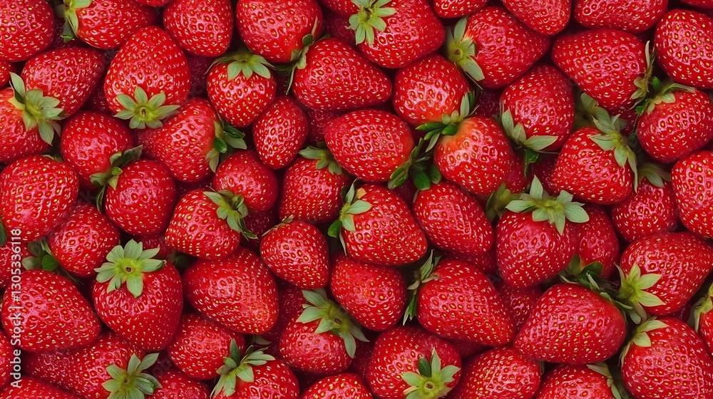 Strawberries filling the frame, creating a vibrant, textured background. Ideal for food blog or recipe illustration Strawberries filling the frame, creating a vibrant, textured background. Ideal for food blog or recipe illustration