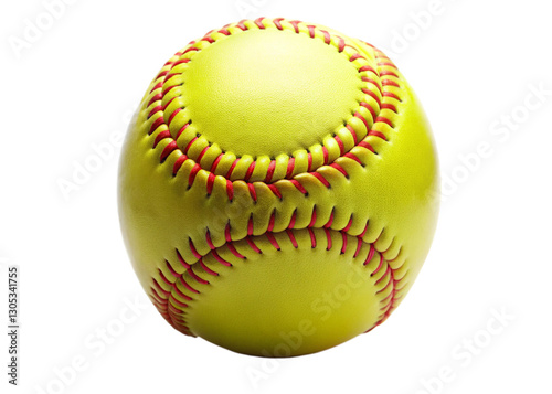 Softball  isolated on white background photo