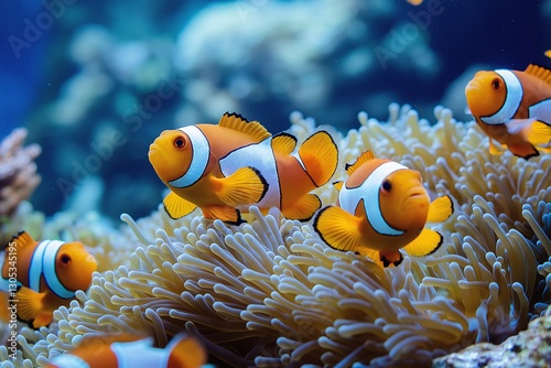 Clown Fish in Its Natural Habitat – Stunning Wildlife Photography with Generative AI