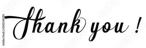 Thank You calligraphy