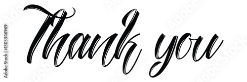 Thank You calligraphy