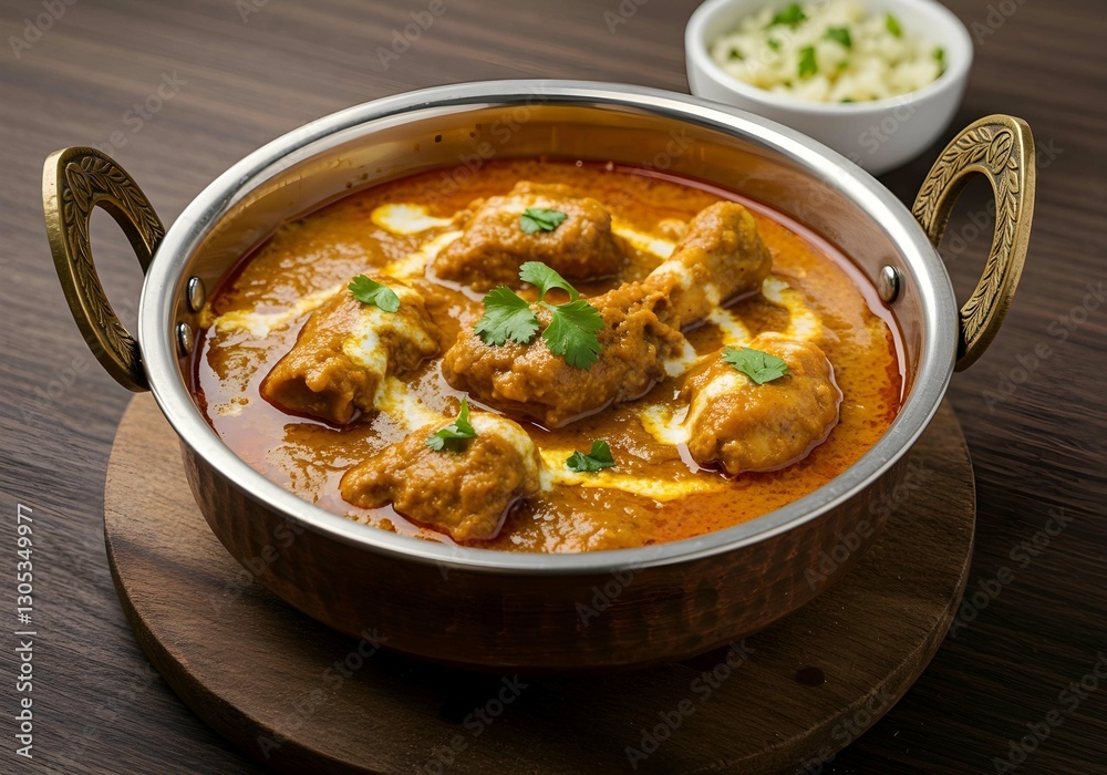 Mutton, Chicken Korma – A creamy and spicy meat curry. Mutton, Chicken Korma – A creamy and spicy meat curry.
