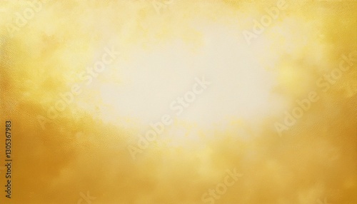 gold background texture with pastel border with soft white center in abstract yellow gold paper illustration old plain vintage yellowed paper
