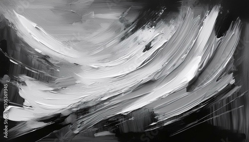 white brush stroke on canvas