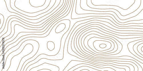Abstract Topographic Pattern Banner Background, geographic line map with elevation assignments. Modern design background with wavy pattern. Paper texture Imitation of a geographical map shades.