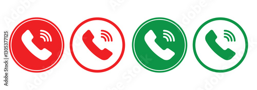 Phone icon set