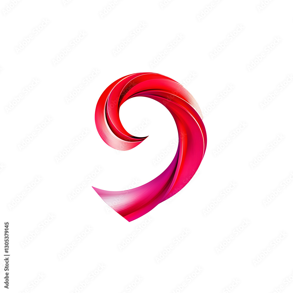 Fototapeta premium 3d candy cane logo design
