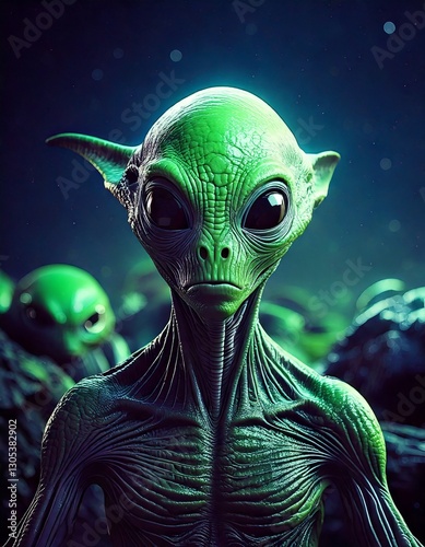 Portrait of an alien being