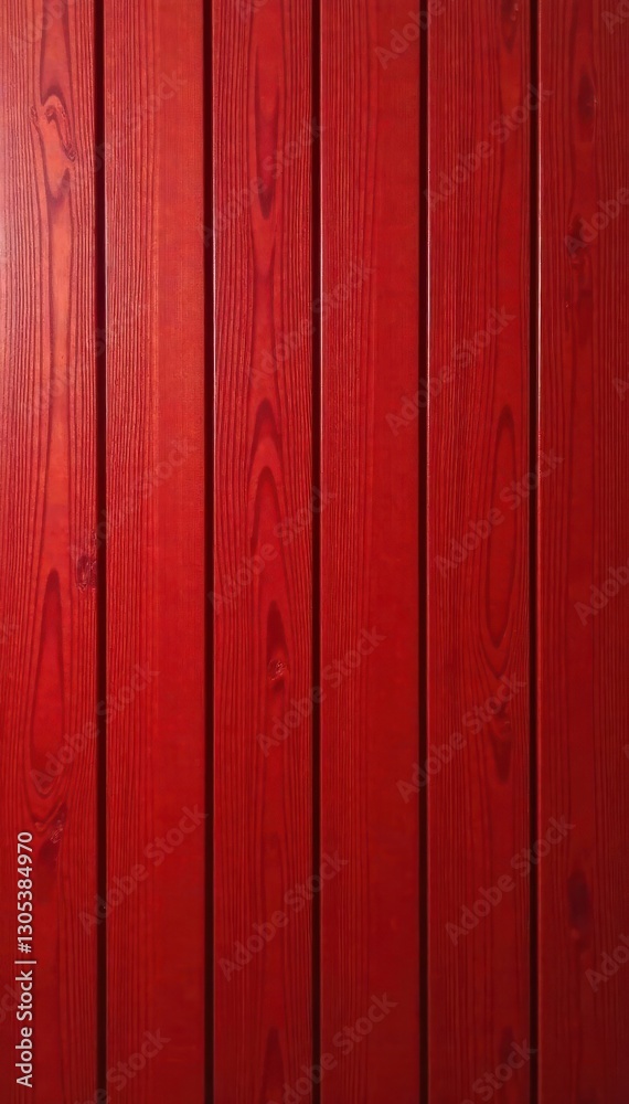 Fototapeta premium Vertical red hardwood planks, rich grain texture Blank space , hardwood texture, backdrop, red wood paneling