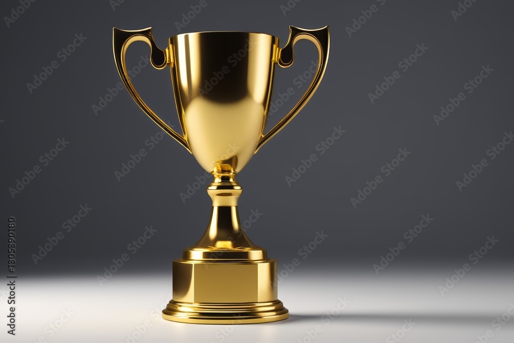 a close up of a golden trophy on a white surface a close up of a golden trophy on a white surface