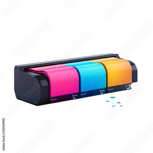 3d Printer cartridge logo style