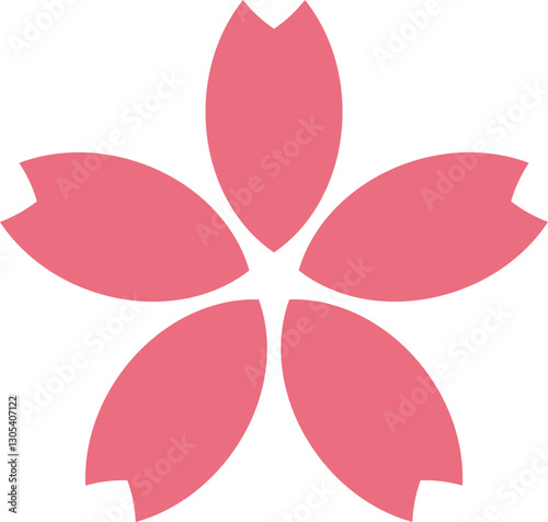 桜　単体　ピンク　シンプル　花　アイコン