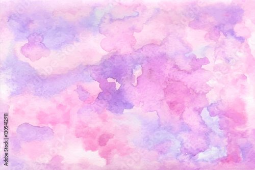 Delicate purple pink watercolor background