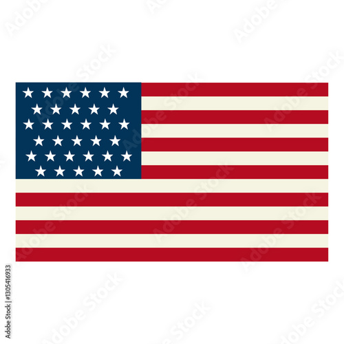 America flag vector design