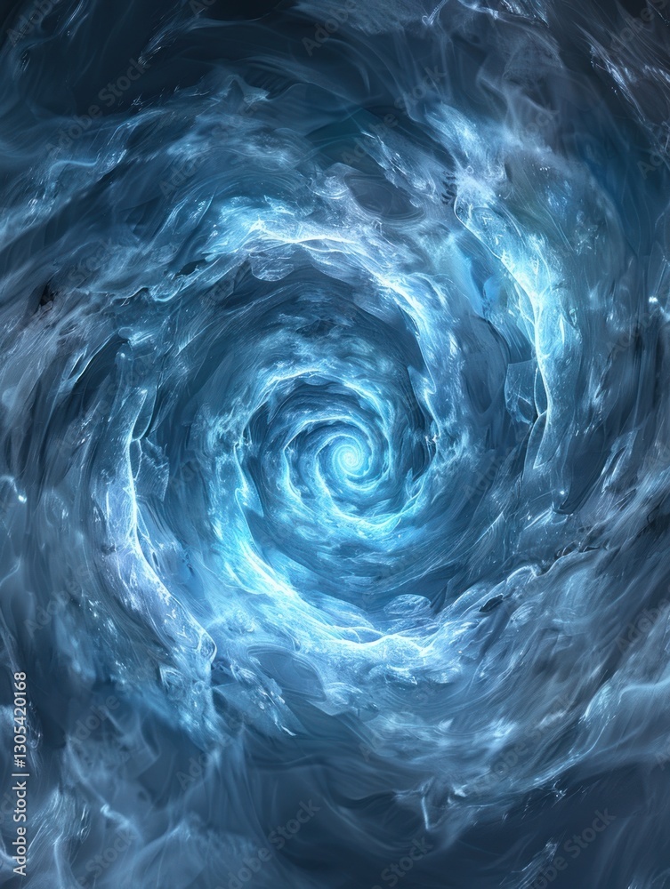 A mesmerizing fractal vortex draws the viewer into a world of endless swirling patterns and soft light A mesmerizing fractal vortex draws the viewer into a world of endless swirling patterns and soft light