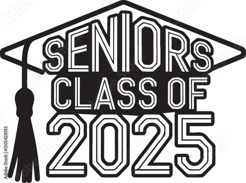 seniors class of 2025 t-shirt design.