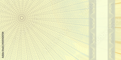 guilloche background design for certificate