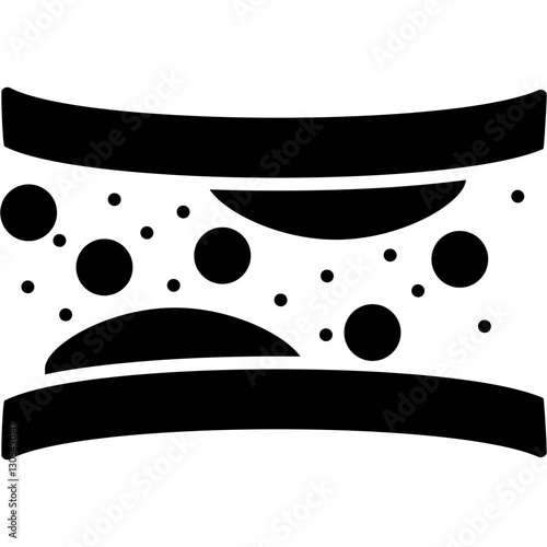 Atherosclerosis Icon Vector Element