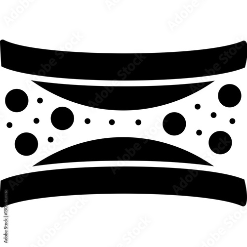 Atherosclerosis Icon Vector Element