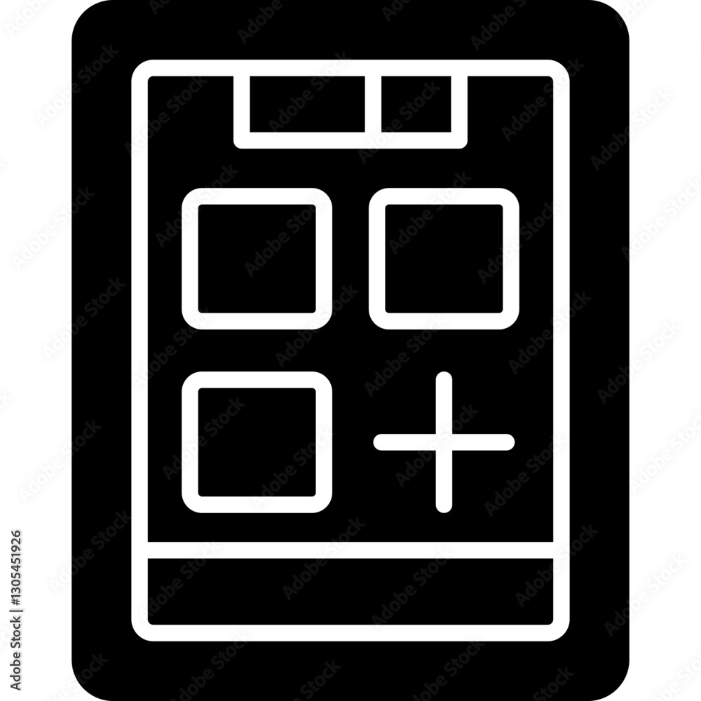 Obraz premium Mobile App Icon Vector Element