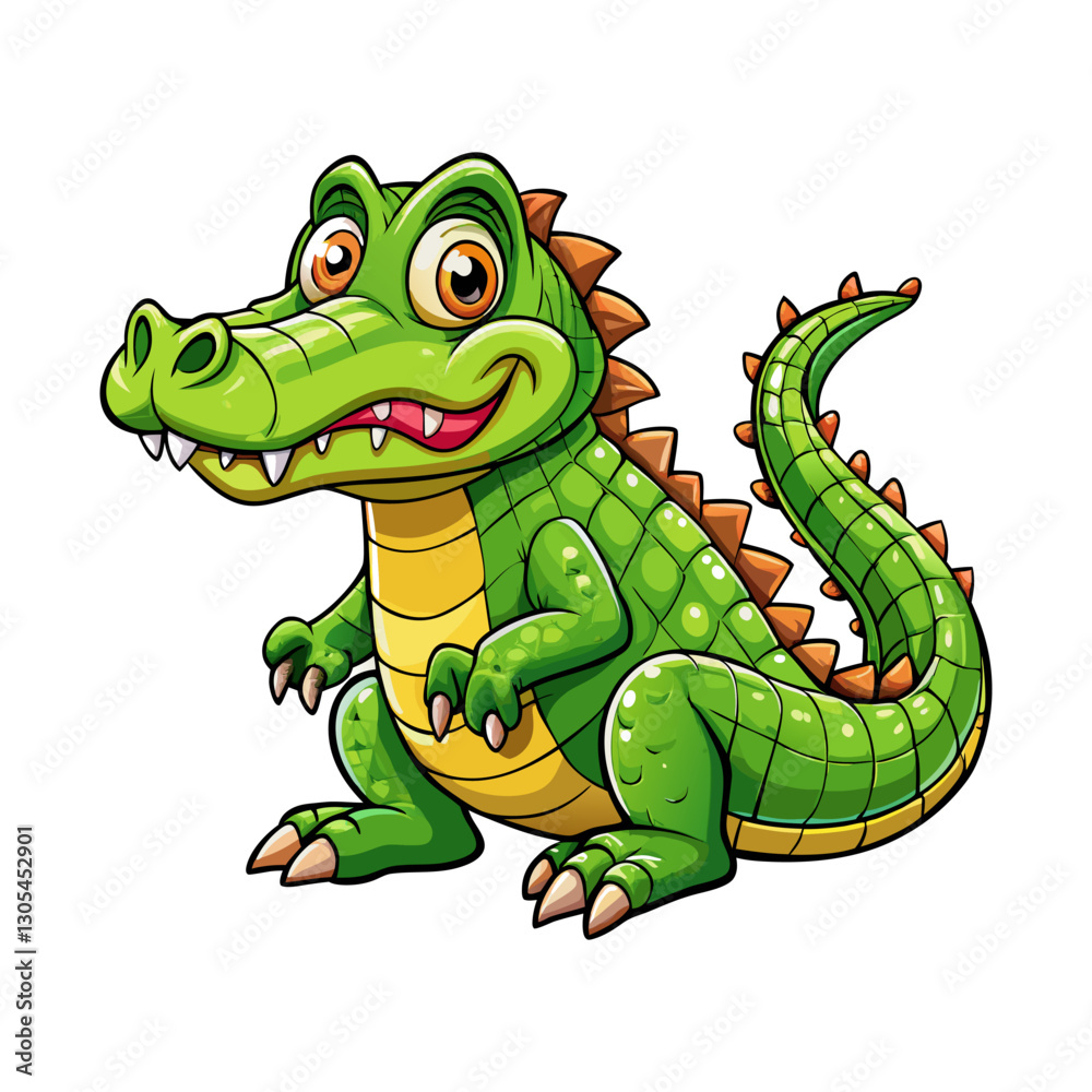 Naklejka premium Crocodile