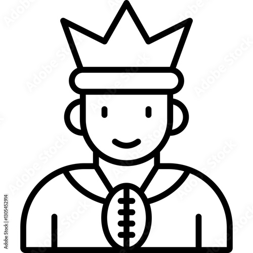 King Costumes Icon Vector Element