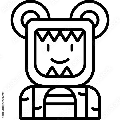 Bear Costumes Icon Vector Element