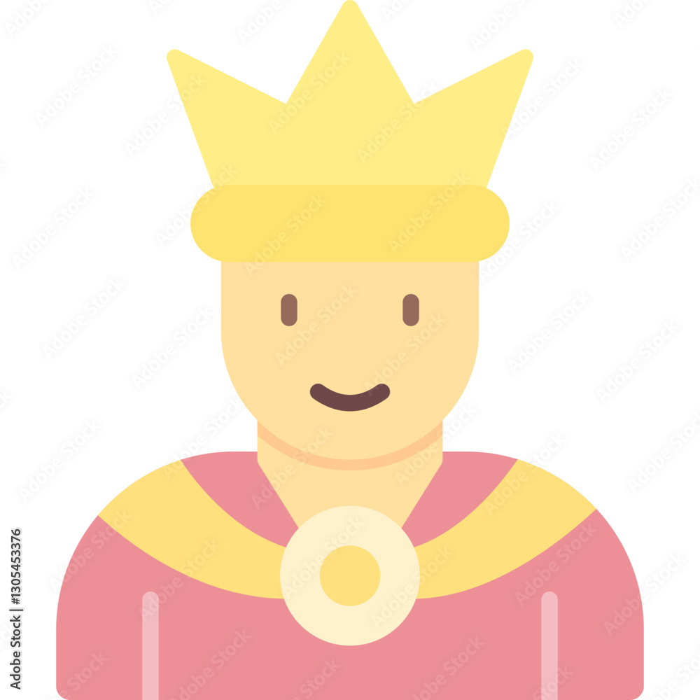 Naklejka premium King Costumes Icon Vector Element