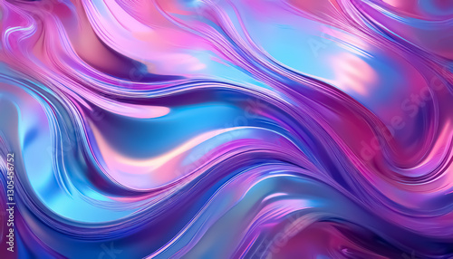 Wallpaper Mural Vibrant Abstract Fluid Art with Pink, Blue, and Purple Swirls Torontodigital.ca