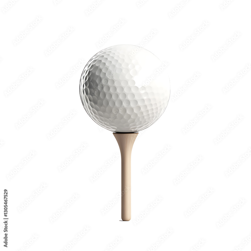 golf tee with round top 3D render golf tee with round top 3D render