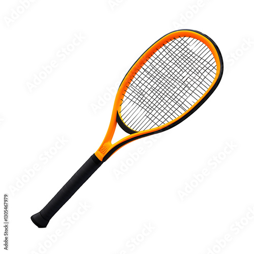 racquetball racquet with grip 3D render