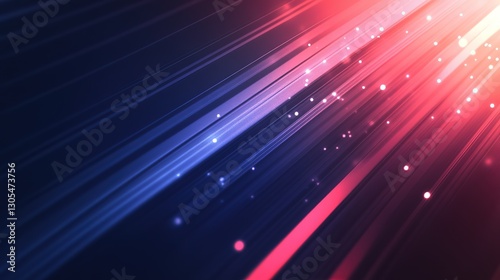 professional back drop for project and business, clean minimal geometric background  neon glow light pink blue red 
