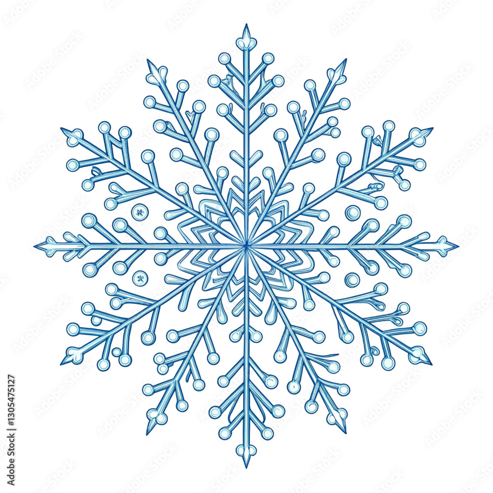 snowflakes on a white background snowflakes on a white background