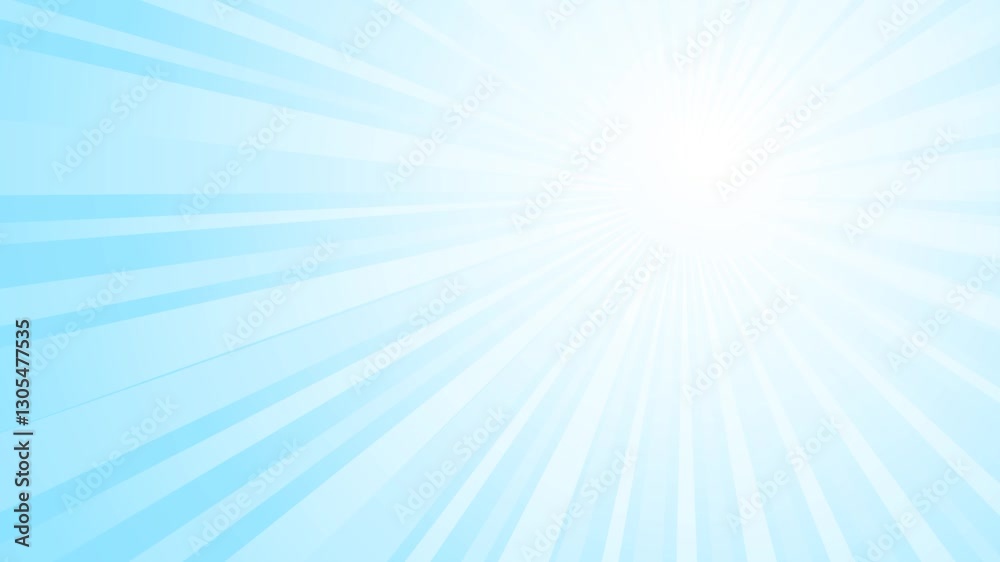 Sunburst Starburst rays light blue color background. Rotating Sun ray animation background. Animated shining sun. Slow Motion video. Sunburst Starburst rays light blue color background. Rotating Sun ray animation background. Animated shining sun. Slow Motion video.
