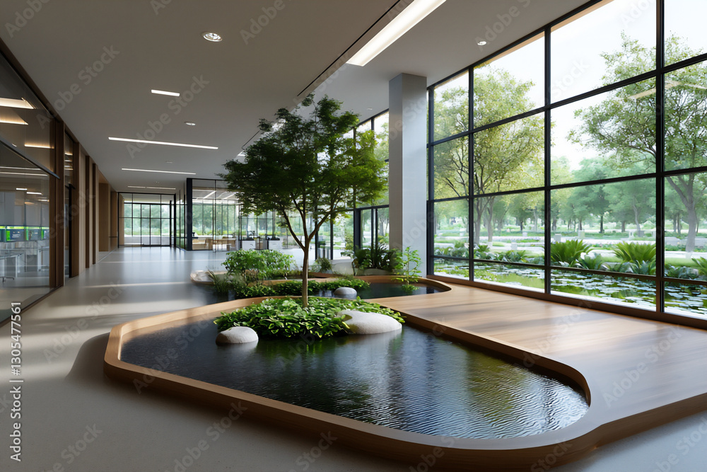 Fototapeta premium green tech campus