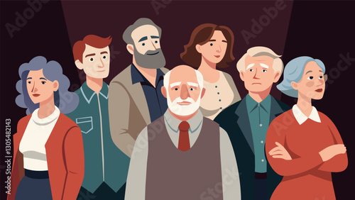 With a collective lifetime of experience behind them the cast of the Aging Population Theater Troupe captivate the audience with their emotionally charged performance of Death of a. Vector