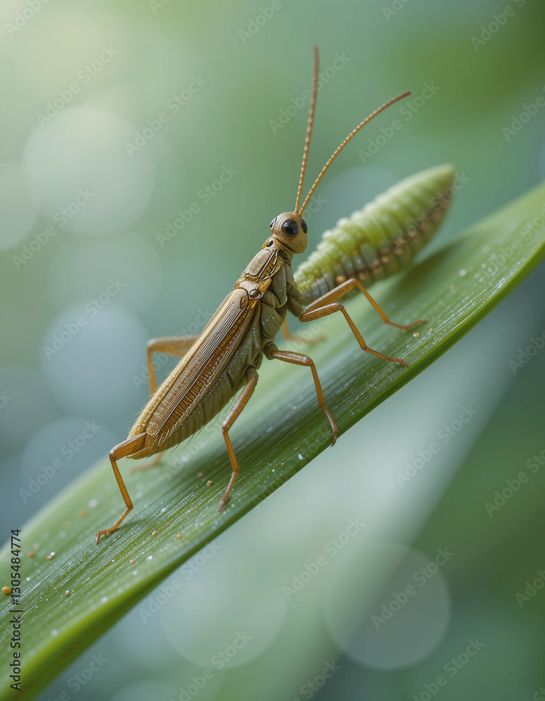 Fototapeta premium Master of Camouflage: The Subtle Beauty of Stick Insects