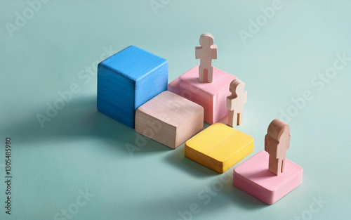 concepto de individuos en sociedad, relaciones politicas, democracia, poder, partidos politicos, grupos, asociaciones, vinculos, redes humanas, sociologia,  sobre fondo pastel