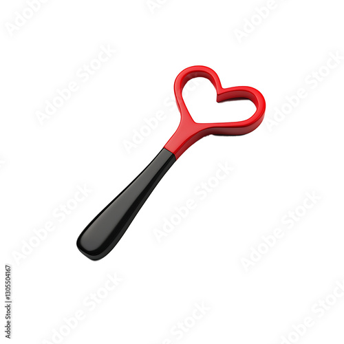 heart bottle opener 3D render