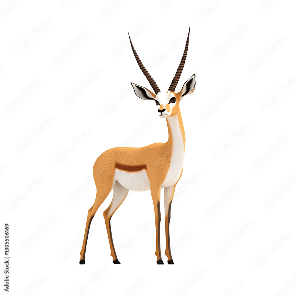 Fototapeta premium antelope 3D render