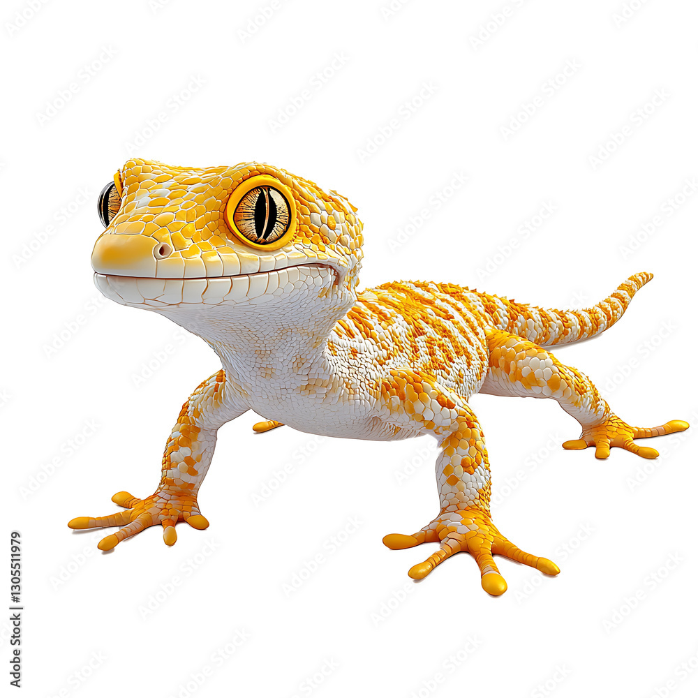 Obraz premium gecko 3D render