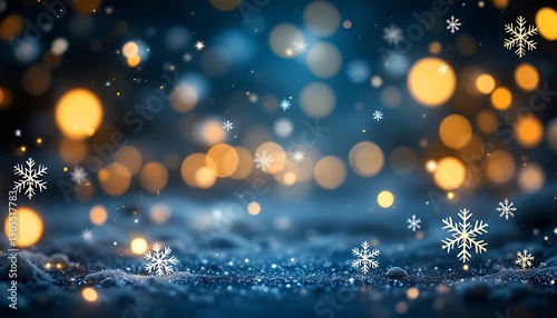 Winter_Snowflakes_Bokeh_Lights_Blue_Background