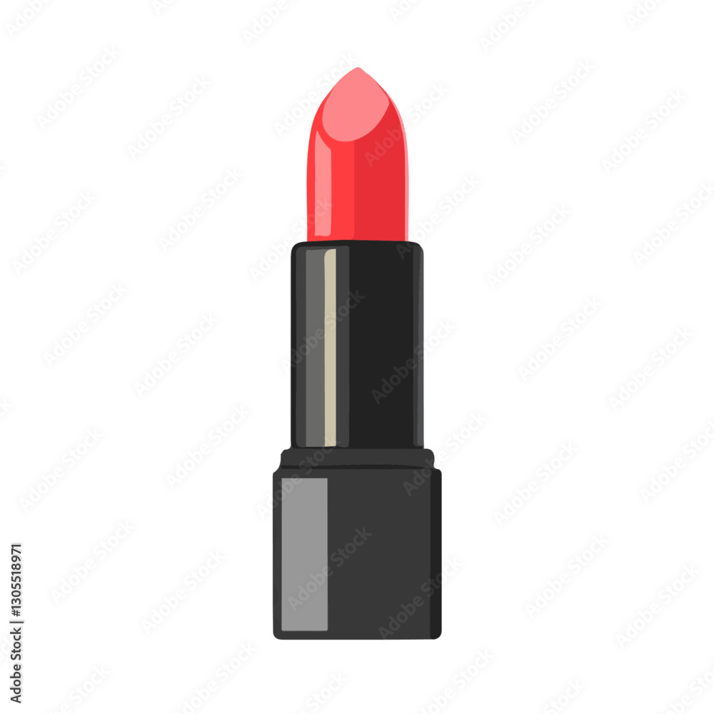 2D flat vector illustration lipstick holder icon isolated on a white background.
2D flat vector illustration lipstick holder icon isolated on a white background.