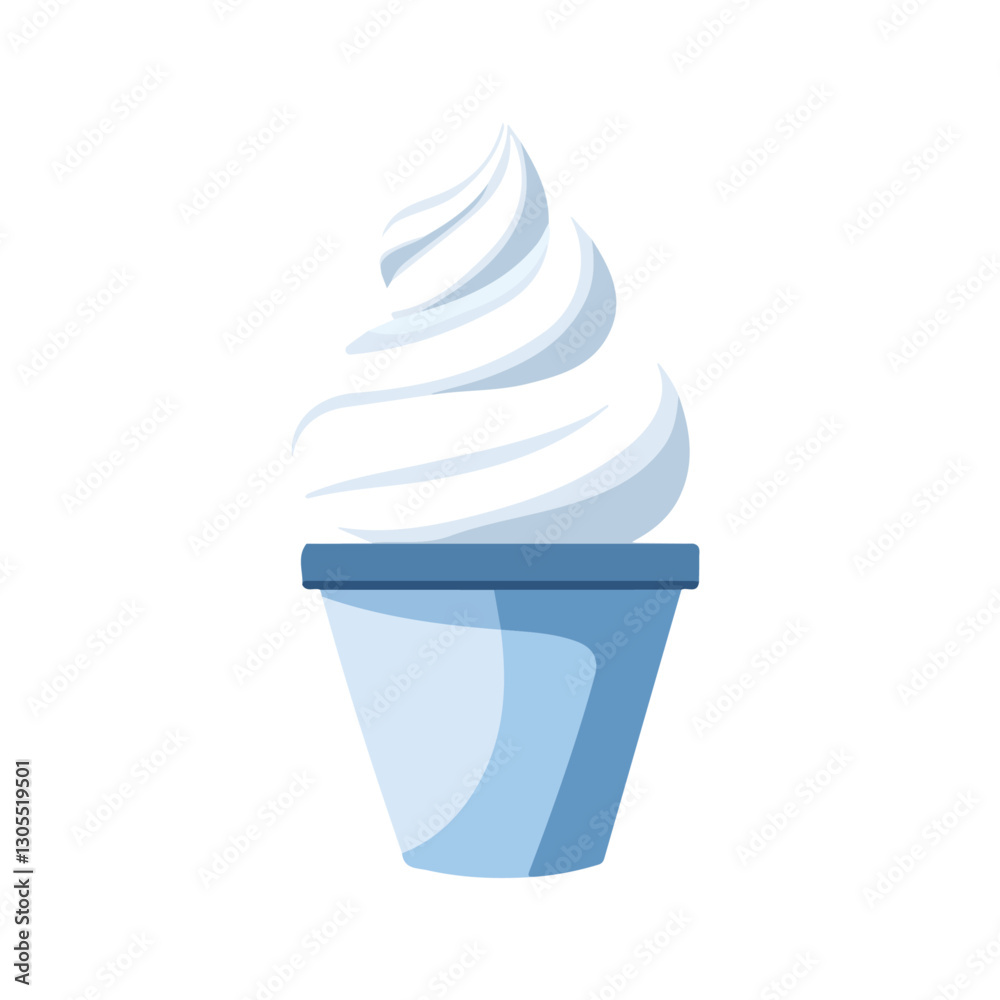 2D flat vector illustration shaving cream icon isolated on a white background.
2D flat vector illustration shaving cream icon isolated on a white background.