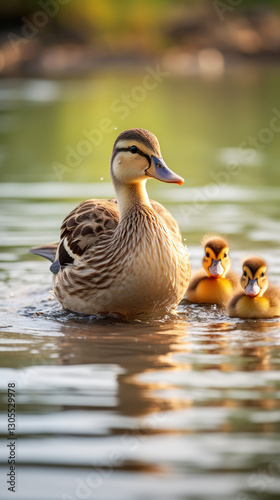 duck and ducklings