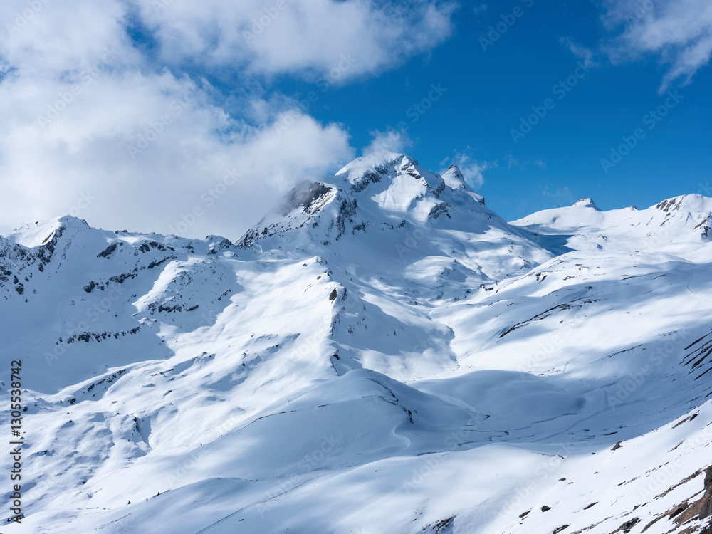 Schnee und Landschaft bei Grindelwald