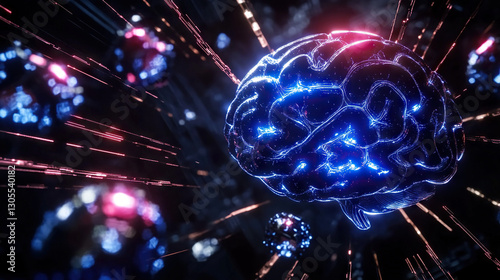 brain technology circuits artificial intelligence AI A.I. futuristic quantum computing