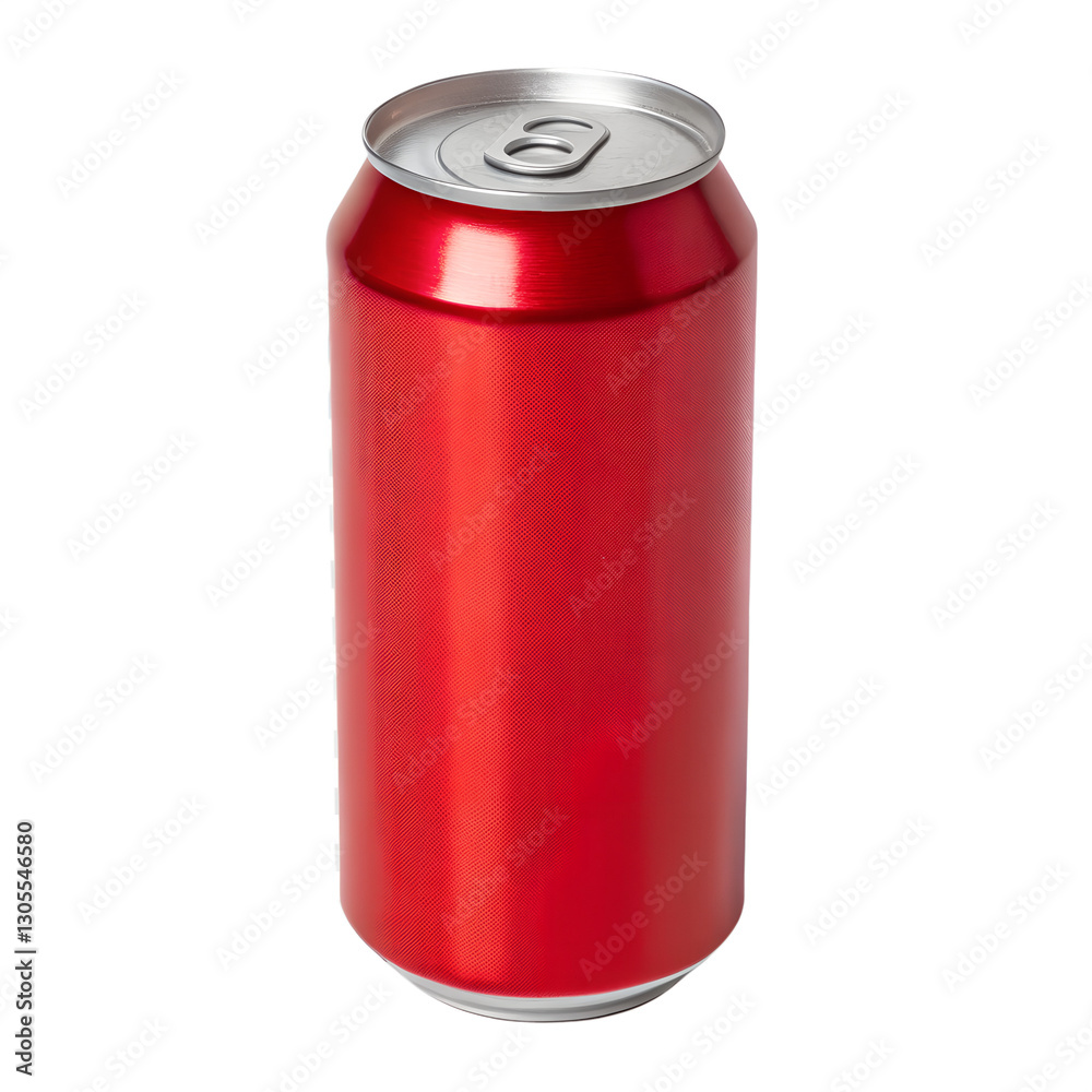 red drink can isolated on transparent background red drink can isolated on transparent background
